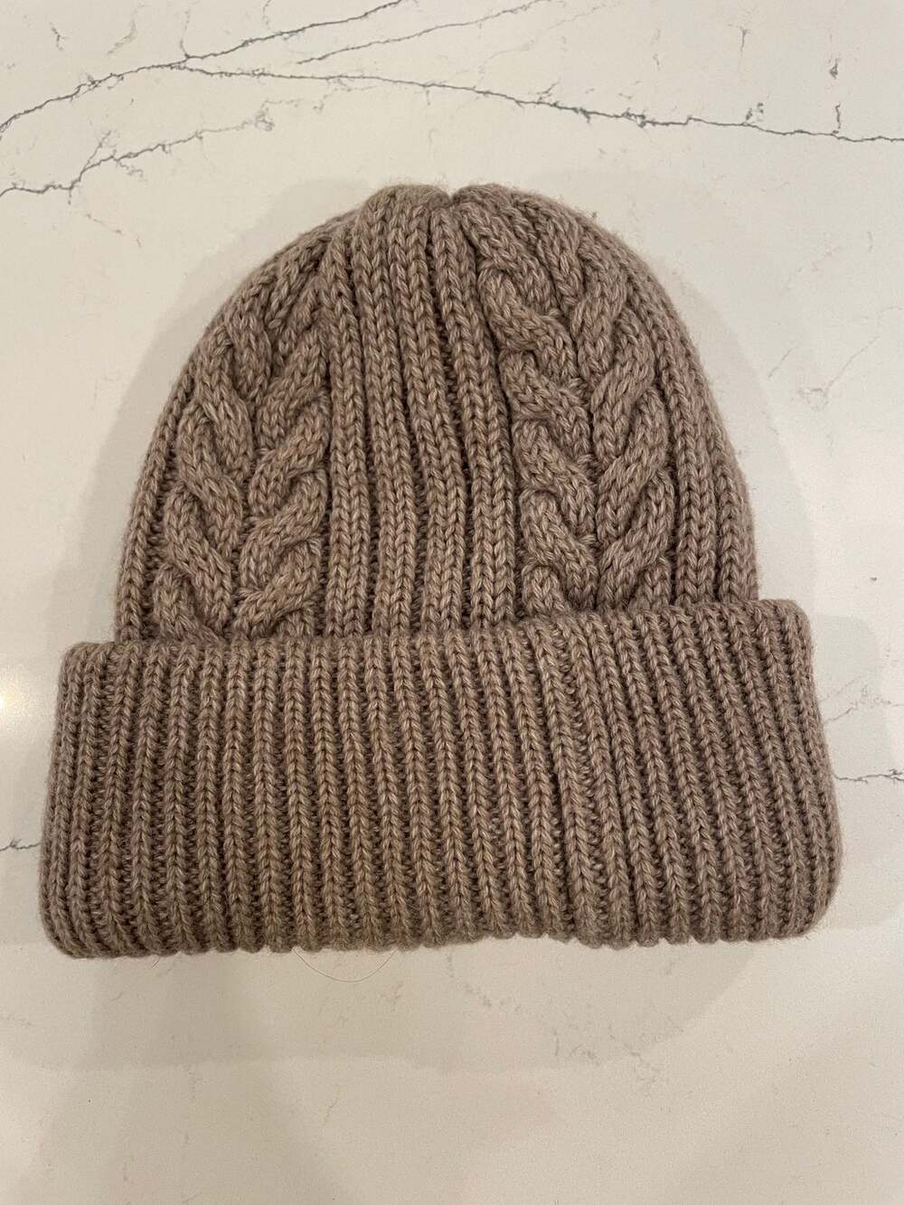 Eddie Bauer Tan knit beanie